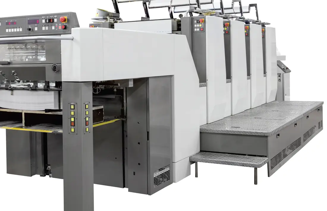 Komori Lithrone printing machines in our factory