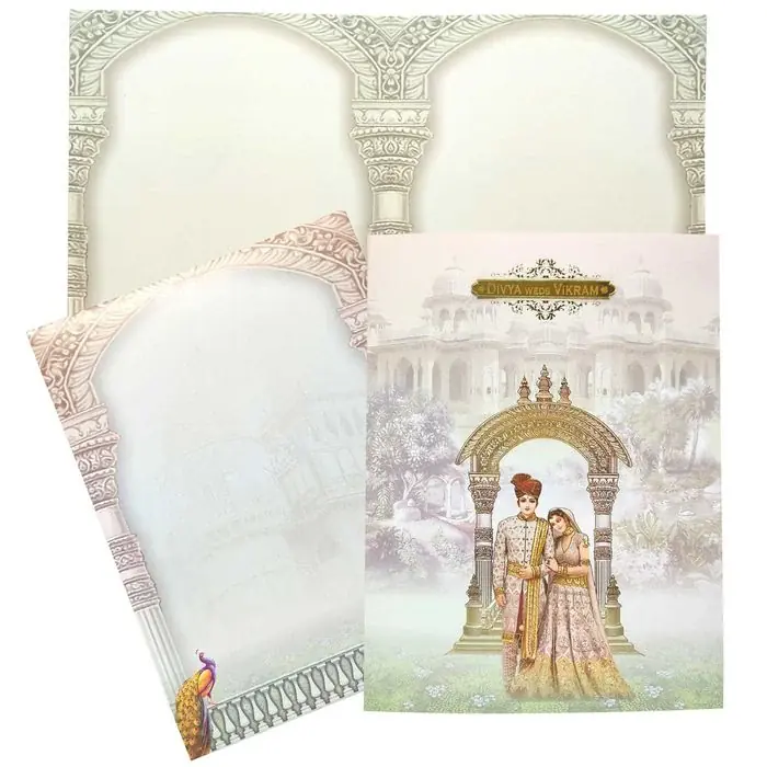 Palace illustration card